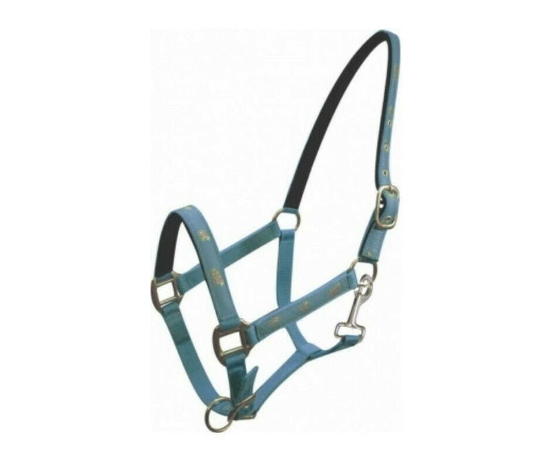 Running Horse Overlay Padded Nylon Halter | Multicolor beautiful halters