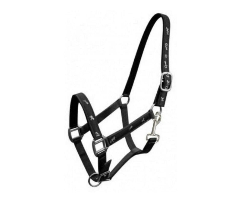 Running Horse Overlay Padded Nylon Halter | Multicolor beautiful halters