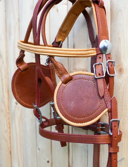 Miniature Horse Leather Driving Harness Set Tan Color Small