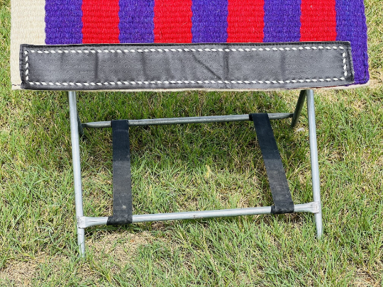 Handcrafted 32x32" New Zealand Wool Heavy Thick Leather Rawhide Stitched Casa Zia Saddle Pad Available In 1" Thickness