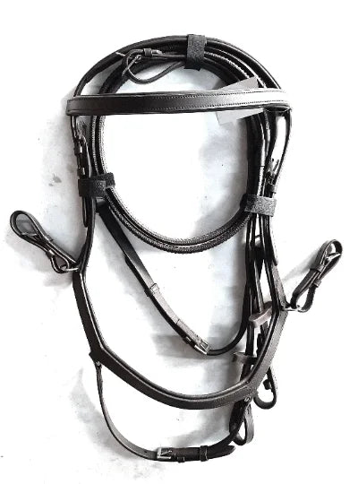 Competition English Bridle - Premium Quality Leather - Stainless steel hardware