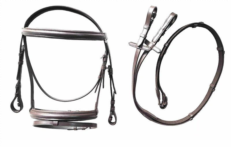 Flash English Bridle - Premium Quality Leather with Stainless Steel Hardware