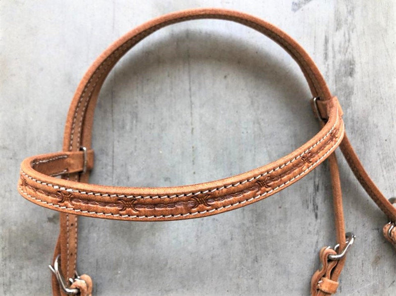 Western Headstall Horse Tack - Argentinean Leather