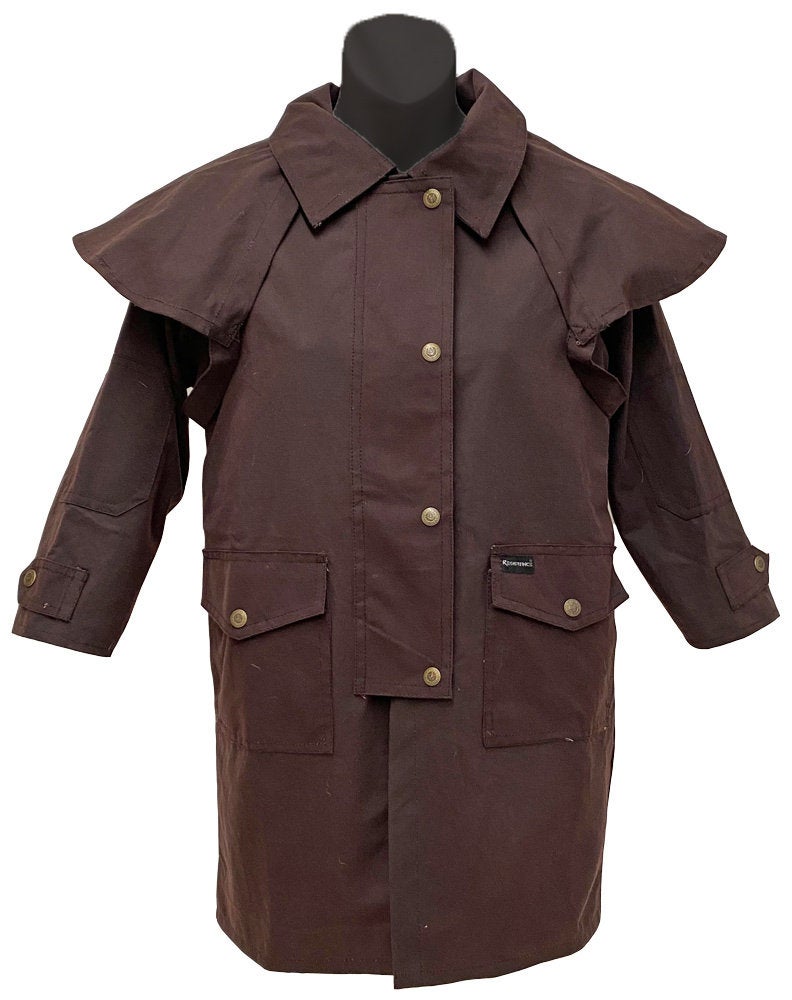 Kids Waterproof Oilskin Duster